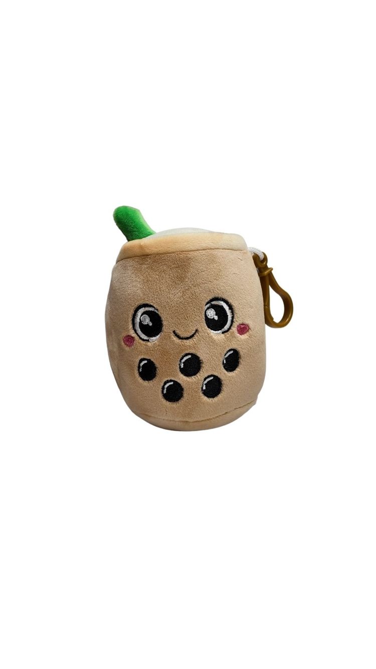 Plush Bubble Tea Keychain